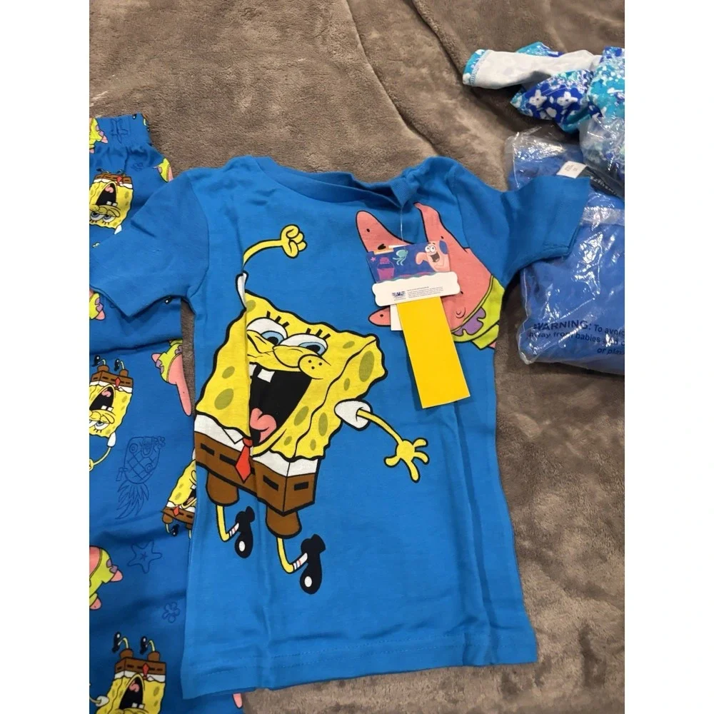 Sponge Bob Squarepants kids sz. 8 two pc. PJ set. Adorable, soft, NEW‎